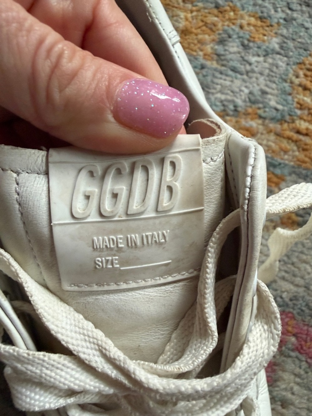 Golden Goose Pure Star Low Top Vegan Sneakers Good Condition - Picture 8 of 8